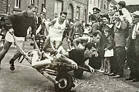 Schubkarrenrennen 1964