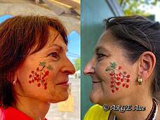 Wie  - nur  Kinderschminken? Wir schminken auch Johannisbeeren!