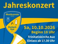 Musikverein Durlach-Aue: Jahreskonzert in der Trinitatiskirche